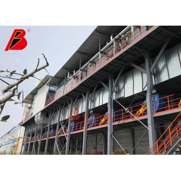 Wind Blade TUV Electrostatic Painting Production Line By Air Exhaust System