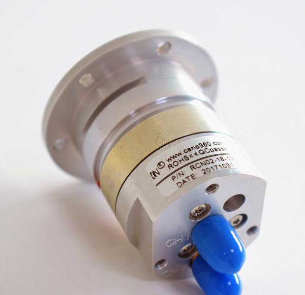 junção giratória coaxial do Rf do poder 1500W máximo de dois canais para o sistema do tráfego