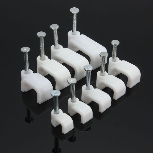 Plastic Nylon Cable Fixing Clip Holder Wire Fixed Clips