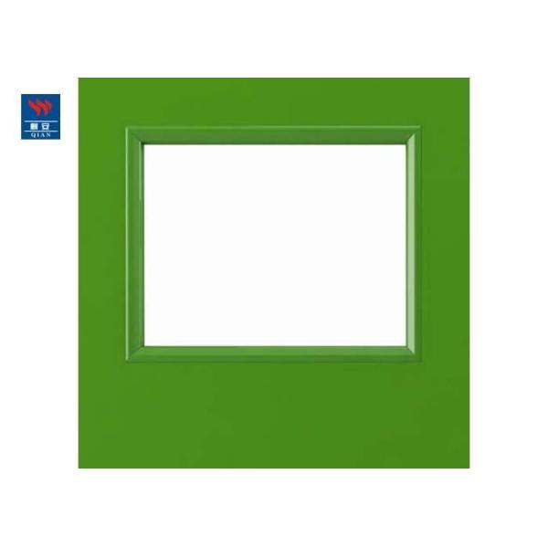 60 Min Hospital Fire Rated Laminated Glass Wood Door With Frame