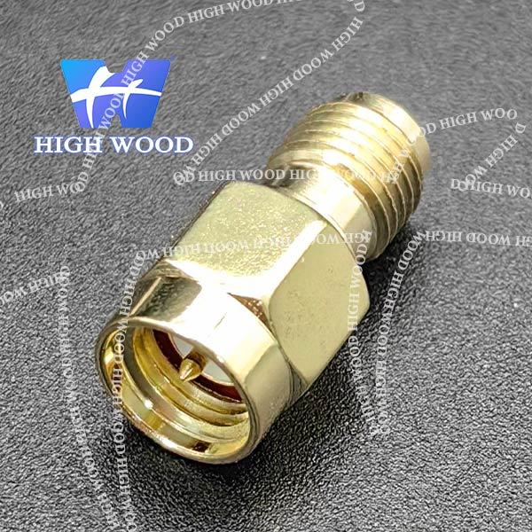 SMA Series RF Coaxial Connector,SMA JJ Straight Plug to Jack No Flange