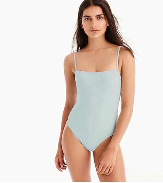 Baby bow back one-piece swimsuit