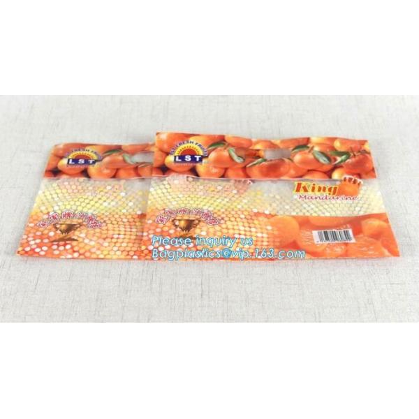 Fresh Fruit Packaging Bag, Grapes, Cherry, Strawberry Standing pouch With Breath Holes, Slider Storage Bag