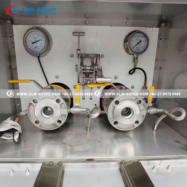59.5CBM 3 Axle LPG Tank Semi Trailer For Nigeria