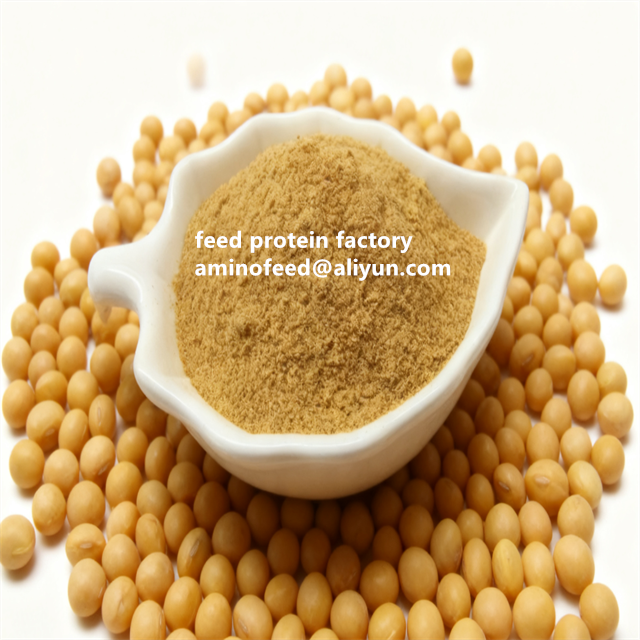 None-GMO Hydrolyzed Soybean Meal Protein Powder With CP50% Light Yellow Powder To Replace Fish Meal