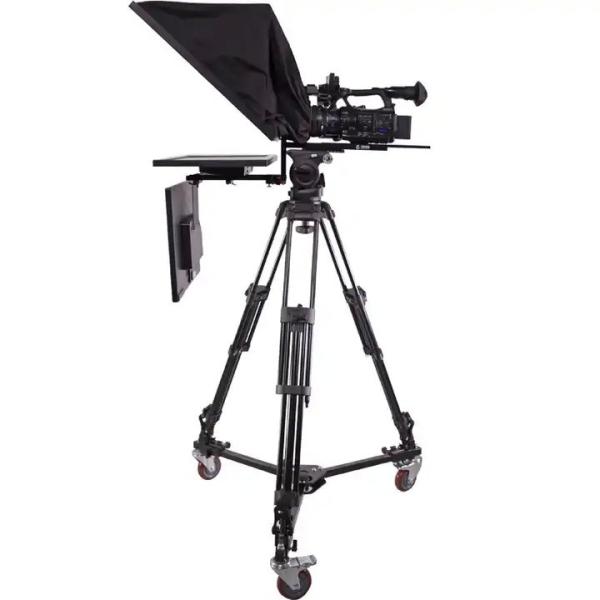 Live Sports Studio Teleprompter 24 Inch Monitor With Carrying Case Desview Teleprompter
