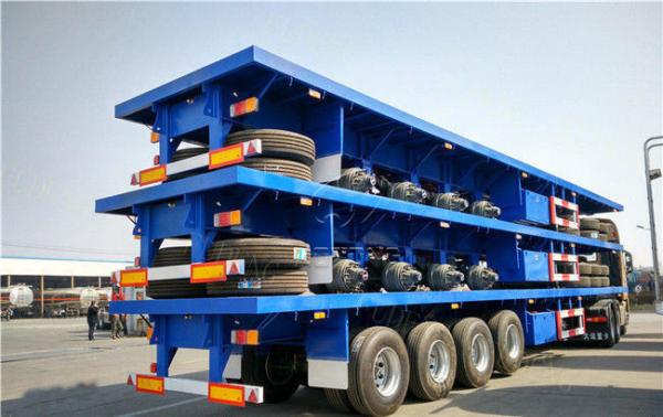 20FT / 40FT / 45FT Shipping Container Transport Flatbed Type Truck Trailers