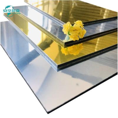 Customized 4mm Thickness Gold Mirror Acp Sheet For Versatile Applications