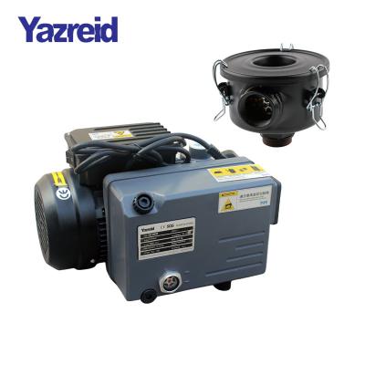 Bomba de vácuo com válvula rotativa lubrificada com óleo compacto para laboratório