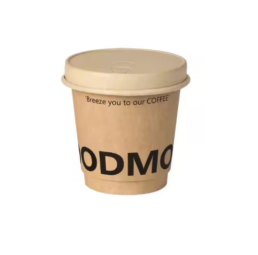 Tazas de papel desechables ecológicas 8 oz 10 oz 12 oz 16 oz Tazas de café biodegradables para bebidas calientes / frías