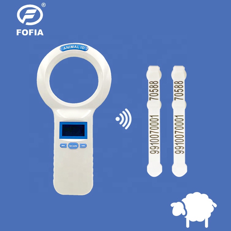 Waterproof FOFIA PT200 RFID Card Reader 128x64 OLED Screen Long Distance Reading (10-20m) ISO11784/5 Protocol 860-960mhz