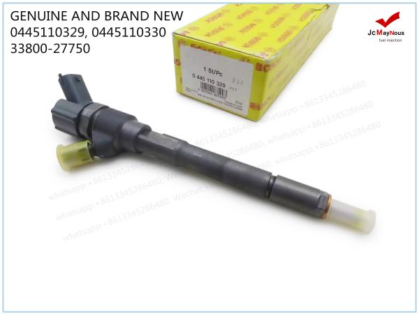 BOSCH GENUINE AND BRAND NEW DIESEL FUEL INJECTOR 0445110329 0445110330 33800-27750 FOR HYUNDAI SANTA FE D-ENGINE,VGT 2.2