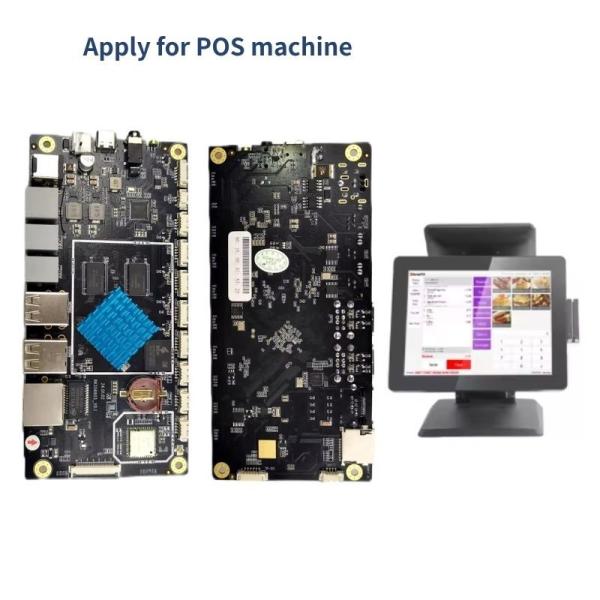 Tarjeta base Android RK3568 Pcba OEM Android11 Tarjeta base integrada 1TOP NPU