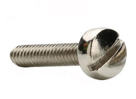 DIN85 Slotted Pan Head Machine Screw / Carbon Steel Pan Head Screw M8x30 Size