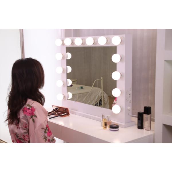 12pcs Led BULB Hollywood Vanity Mirror With Lights 500x700mm , Led Magnifying