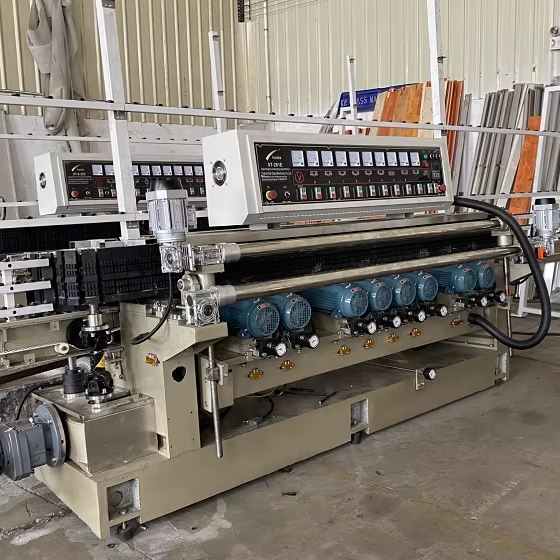 21kW Glass Edge Beveling Machine Easy Operate ISO RoHS Certified