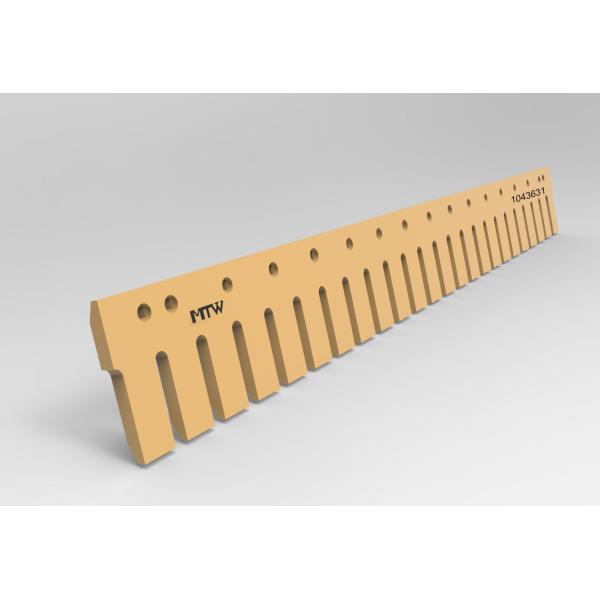 1043631 SDBF Grader Cutting Edge 45×254×2438mm Heavy Duty Wear Part 163.6KG