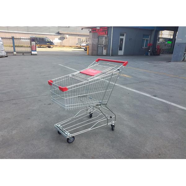 60-240L Metal Shopping Trolley , Supermarket Grocery Shopping Cart