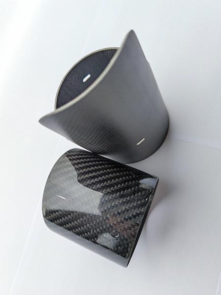Large Diameter Wrapped Carbon Fiber Tube For Automobile Exhaust Pipe