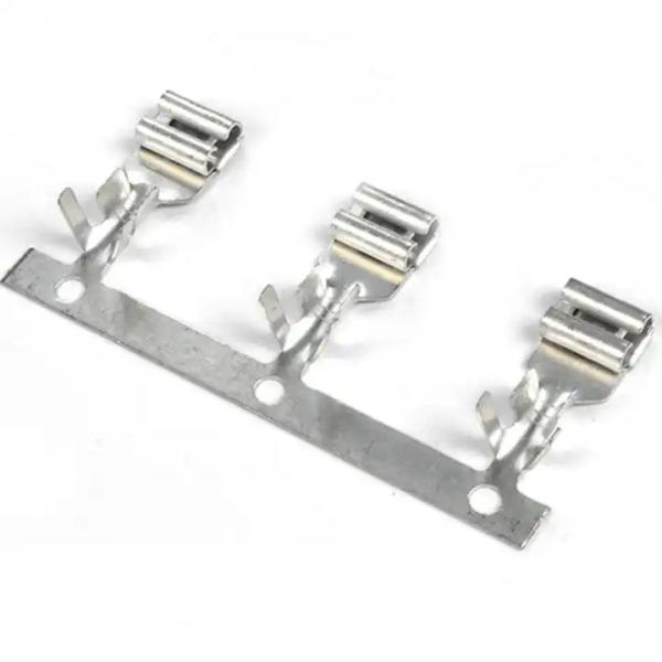 Customized Steel Terminal Stamping Anodizing With Tray Package