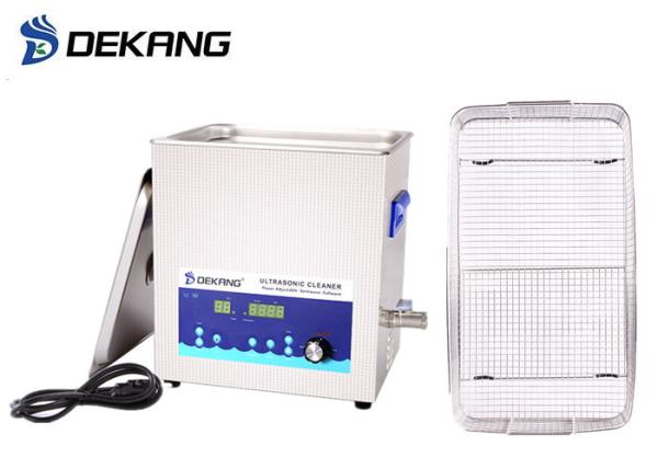 Chain Parts Ultrasonic Cleaning Bath 40KHz 14L Power Adjustable For Musical Instruments