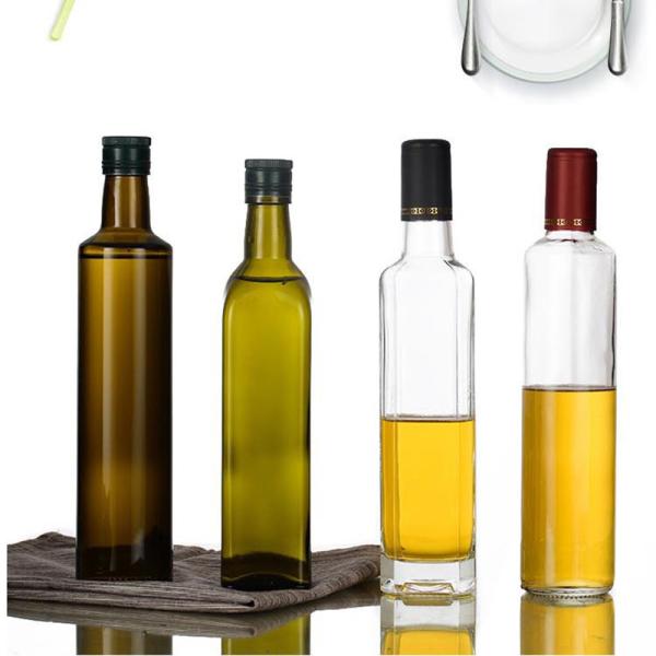 Recipiente de vidro do azeite da cozinha, galheteiro clássico do azeite com Pourer