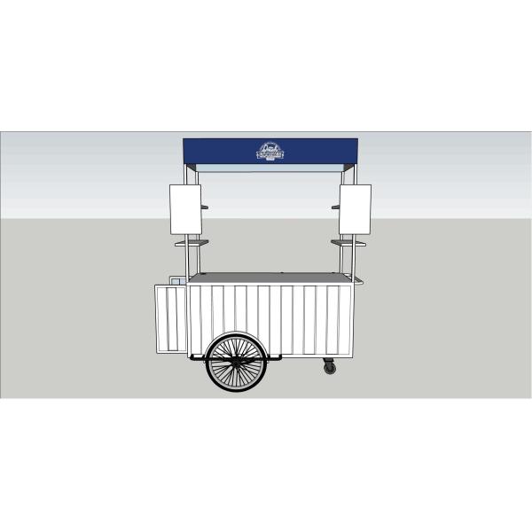 Hand Push Coffee Tricycle  New Design Bike Cart for Mobile Barista