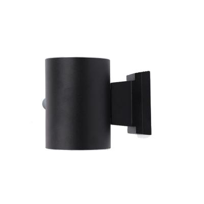 Candelabro de parede solar PIR Motion Sensor 100LM da parede do cilindro fixado na parede para cima e para baixo a luz
