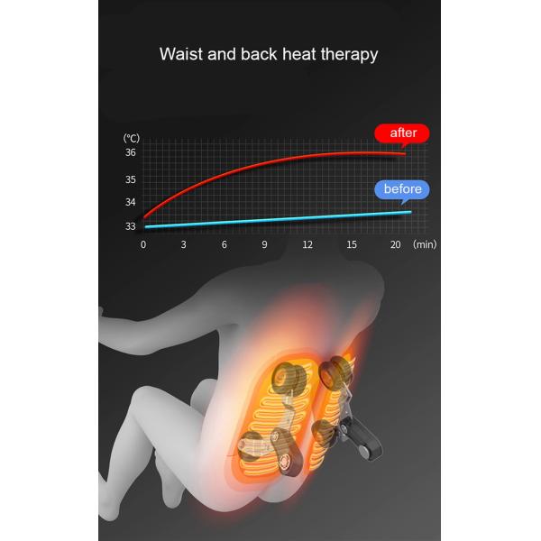 Seat Sponge Zero Gravity Massage Recliner Waist CB SAA For Home LCD SPA