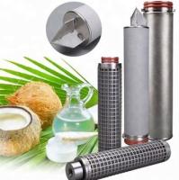 Filtro líquido de metais de qualidade alimentar Cartucho de filtro de pó de aço inoxidável para equipamento de destilação de álcool Filtro de álcool