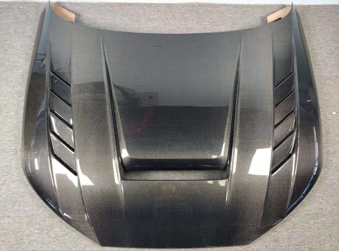 Modified Carbon Fiber Cover for Audi A4 B9 RS4 S4 Engine Single/Double-Sided Material
