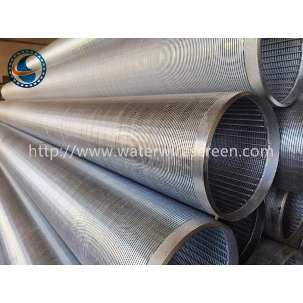 1.0mm Slot Wrapped Johnson Wedge Wire Screen Sieve Pump Sand Filter