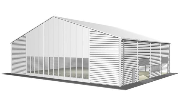 Garagem do metal de Prebuilt da parede do painel de sanduíche da categoria de Q345b