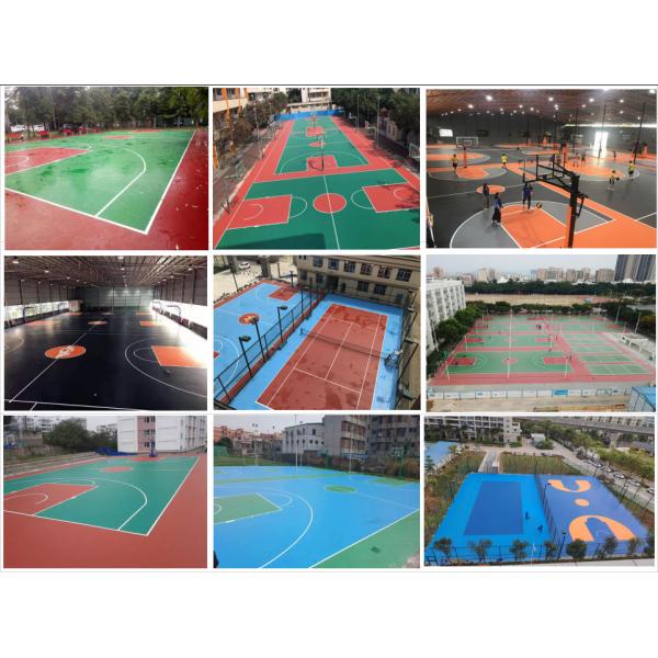 Спорт PU площадки для бадминтона водоустойчивый справляясь материал безвредный