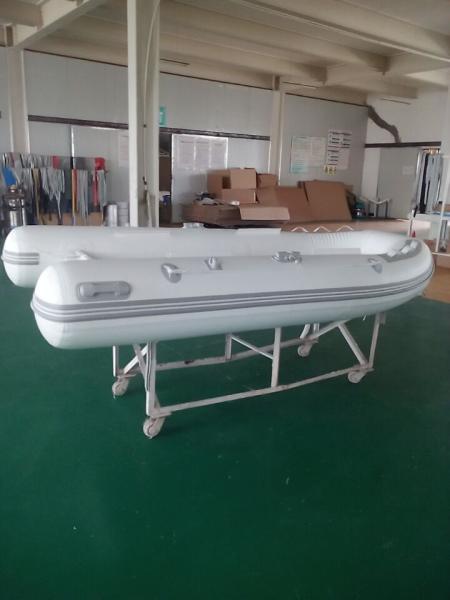 Fiberglass Hull Foldable Rib Boat Laterally Folded Easy Storage 330 Cm For Fun