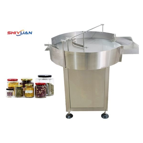 Turn Rotary Bottle Sorting Machine 120W 80Cans/min Bottle Collecting Machine