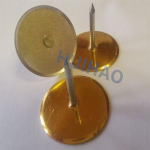 12ga X 1 1/2 "Pins de solda para cabeça de copo com cabeça isolada de 30 mm