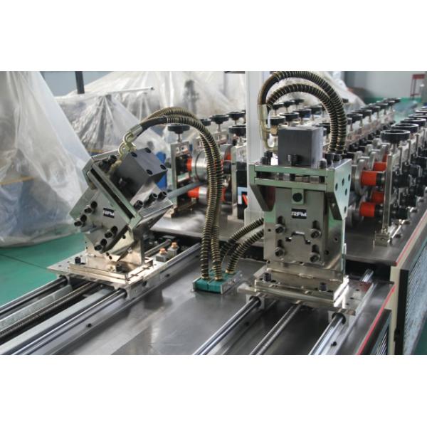 Light Gauge Keel Metal Stud And Track Roll Forming Machine 40 m/min Speed With Double Line