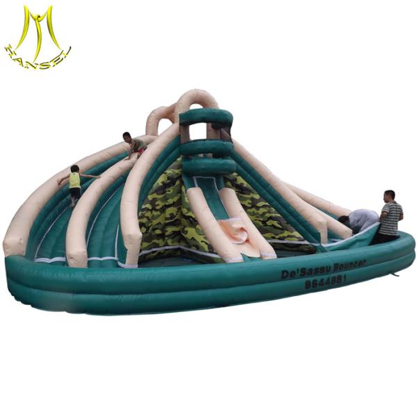 Hansel amusement water park inflatable playground slides for kids in entertainment center