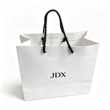 Retail Paper Shopping Bags With Handles Kraft Black Paper Bags Bulk