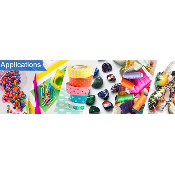 Girds Clear Plastic Organizer Box Storage For Washi Tape Tackle Box Jewelry Crafts Organizer, Container