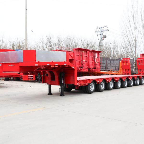 Flatbed 3 Axles 40FT Container Semi Trailer for Container Transportation