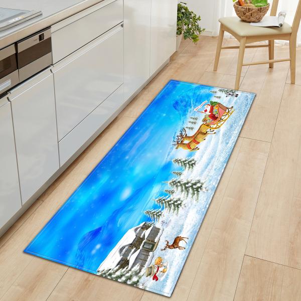 Tapis lavable de confort de cuisine de Santa Cute Kitchen Runner Rugs 40*60cm