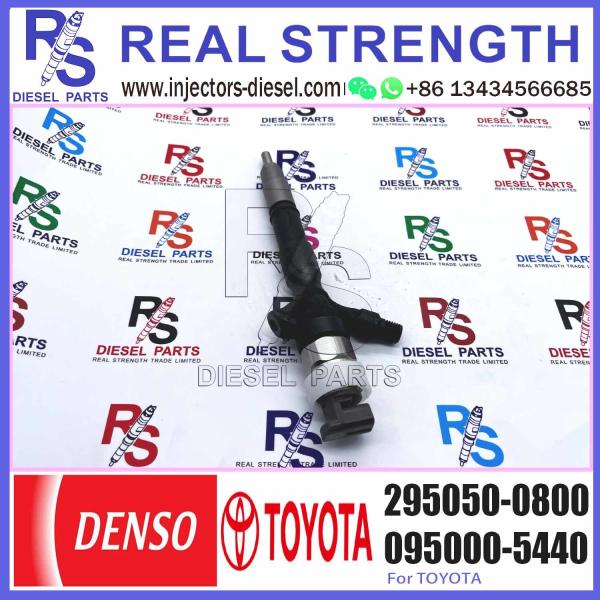 Injetor de combustível de trens comuns 23670-09380 295050-0813 295050-0540 295050-0800 Para Toyota Hilux 2KD-FTV