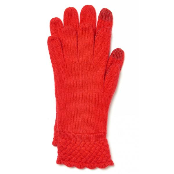 Women ' S Knitted Hat Scarf Gloves 100 % Cashmere Material Lattice Stitch