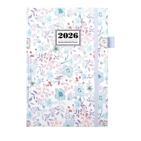 Standard Spiral Hardcover Notebook in Bold Color Scheme for Paper
