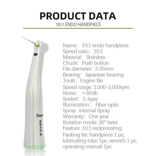 E-Type Interno Spray Dental Handpiece Unit Iluminação de fibra óptica