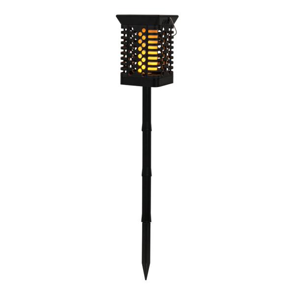 Warm White IP65 75 LED Solar Garden Light 100lm/w Solar Flame Flickering Lamp Torch