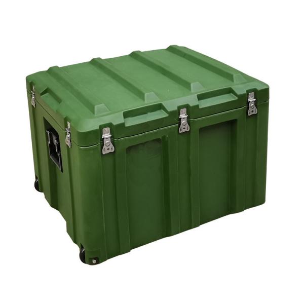 Stackable резцовая коробка Rotomolded, случай 800x600x540mm военного стиля трудный