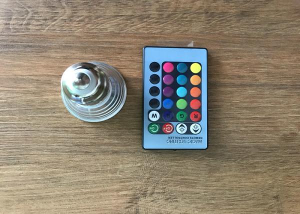 3W GU10 High Brightness Colorful RGB LED Spotlight Bulbs DMX AC 220V
